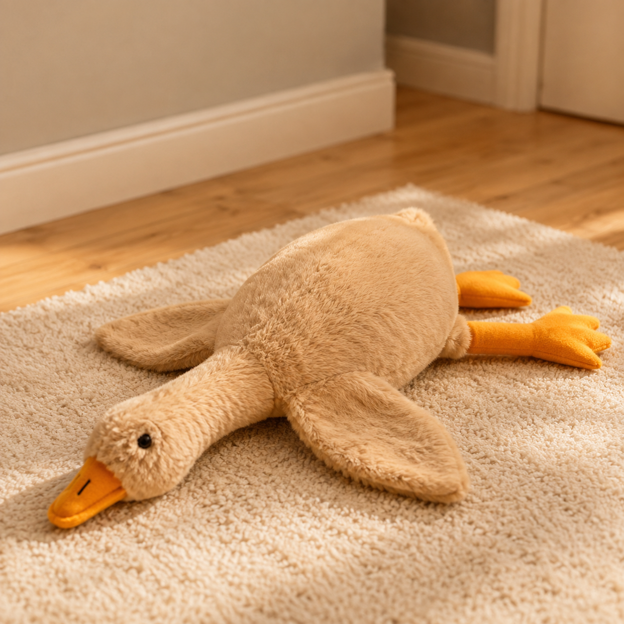 Soft Plush Duck Toy for Cats & Dogs – Anxiety-Relief Companion