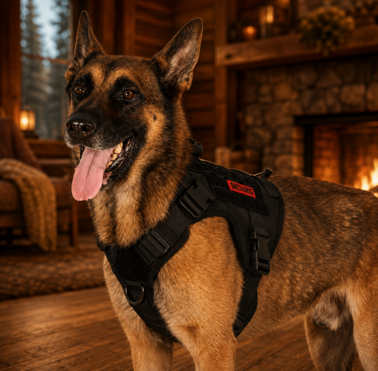 FIRE WATCHER Dog Harness 2.0 – Tactical K9 Vest.