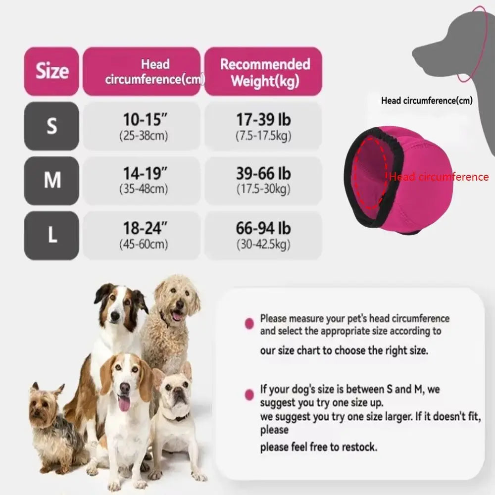 Noise Reduction Dog Calming Ear Covers
