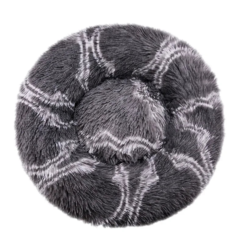 Round Pet Bed – Cozy Plush Bed for Dogs & Cats