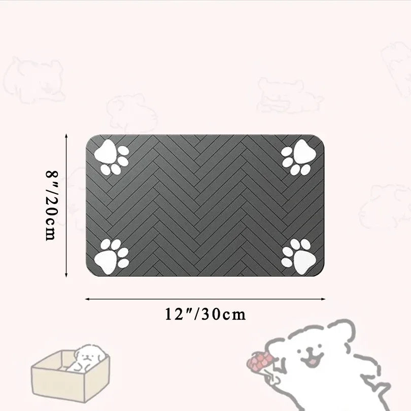 Non-Slip Waterproof Pet Feeding Mat – Absorbent Placemat for Dog & Cat Bowls