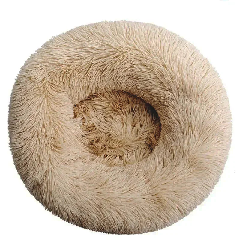 Round Pet Bed – Cozy Plush Bed for Dogs & Cats