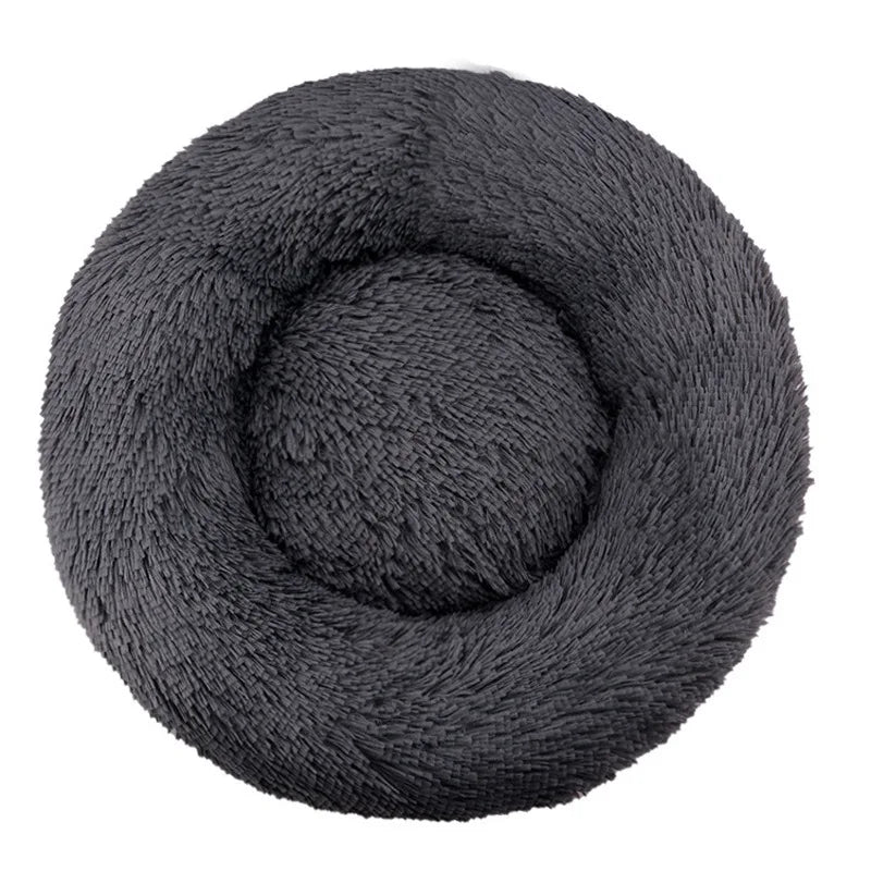 Round Pet Bed – Cozy Plush Bed for Dogs & Cats