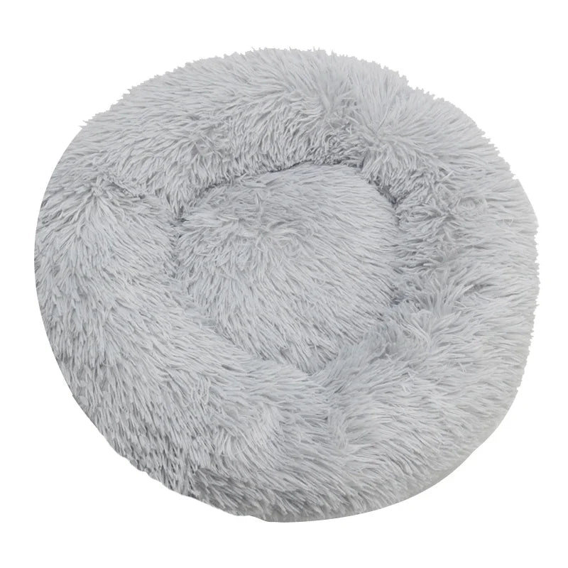 Round Pet Bed – Cozy Plush Bed for Dogs & Cats
