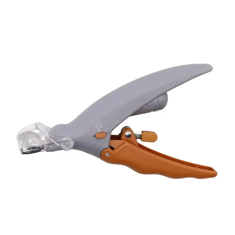 LED Light Pet Nail Clippers – Professional Stainless Steel Cat & Dog Nail Trimmer, Prevents Overcutting, Safe for Cats, Dogs & Rabbits