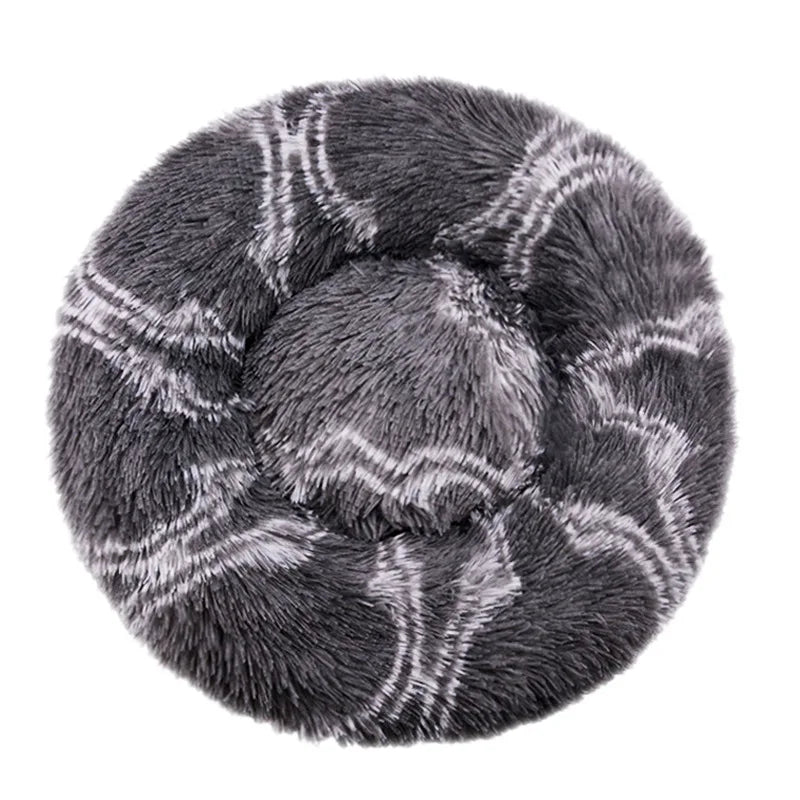 Round Pet Bed – Cozy Plush Bed for Dogs & Cats