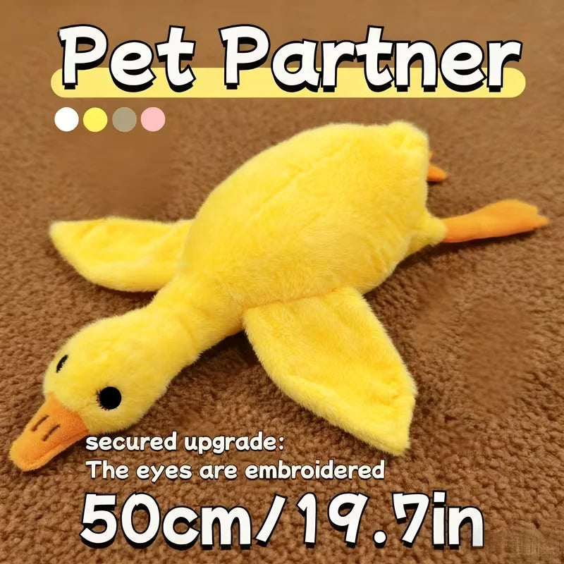 Soft Plush Duck Toy for Cats & Dogs – Anxiety-Relief Companion