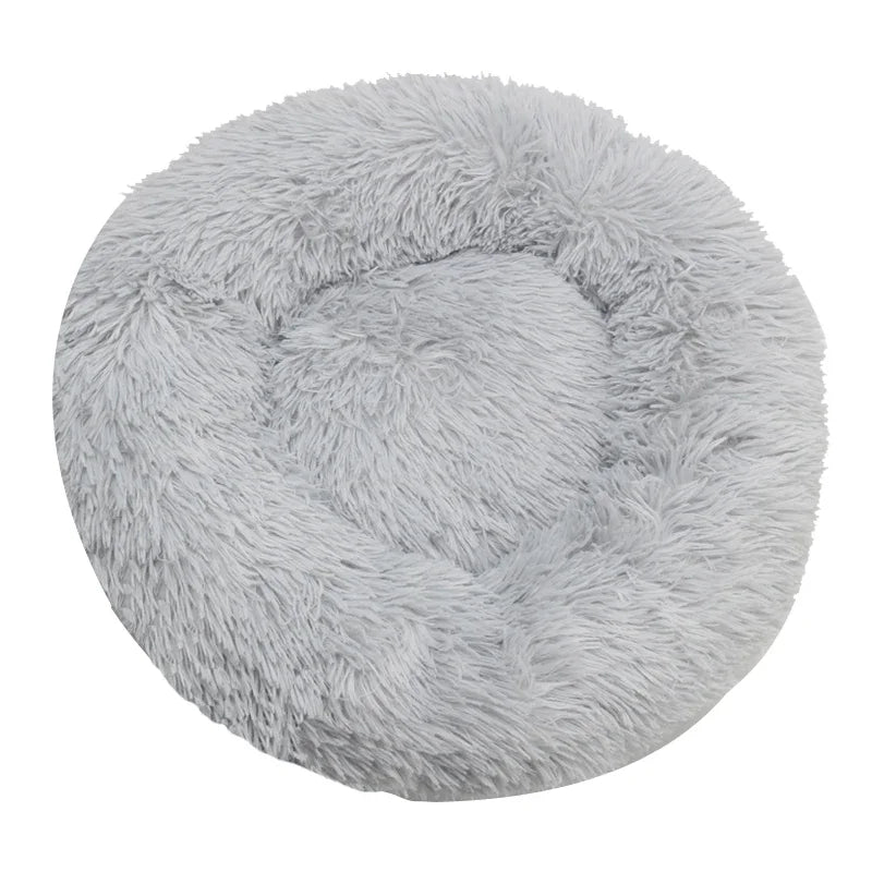 Round Pet Bed – Cozy Plush Bed for Dogs & Cats