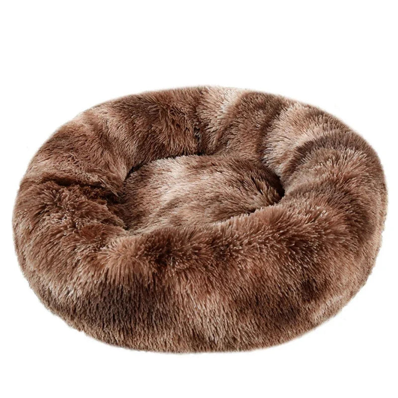 Round Pet Bed – Cozy Plush Bed for Dogs & Cats
