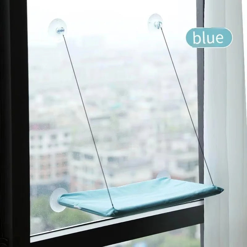 Cat Window Hammock – Foldable Suction Cup Window Perch Bed for Indoor Cats