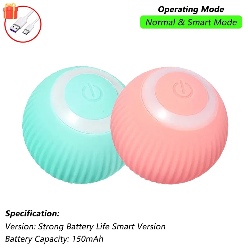 The Growing Mart Interactive Cat Toy – Automatic Rolling Smart Ball for Endless Play