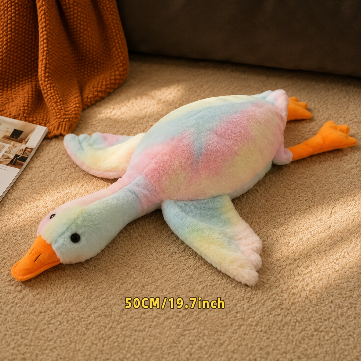 Soft Plush Duck Toy for Cats & Dogs – Anxiety-Relief Companion