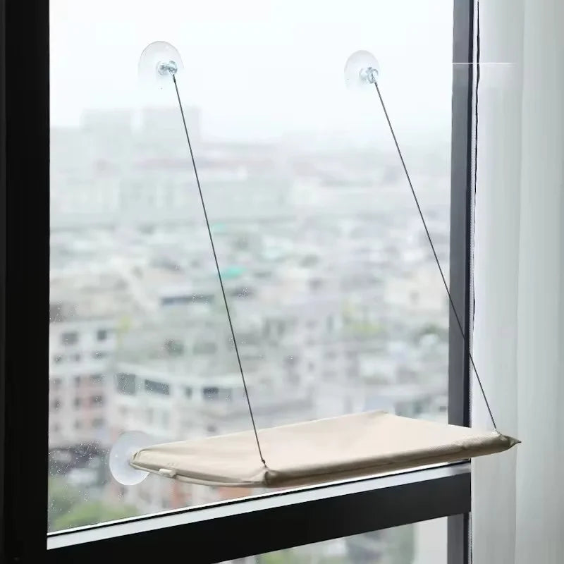 Cat Window Hammock – Foldable Suction Cup Window Perch Bed for Indoor Cats