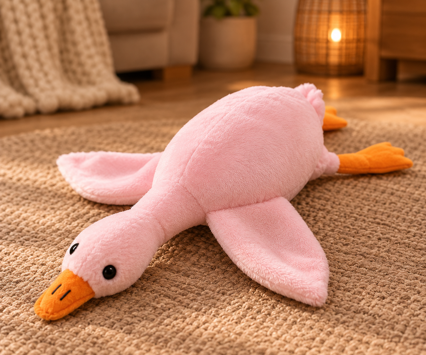 Soft Plush Duck Toy for Cats & Dogs – Anxiety-Relief Companion