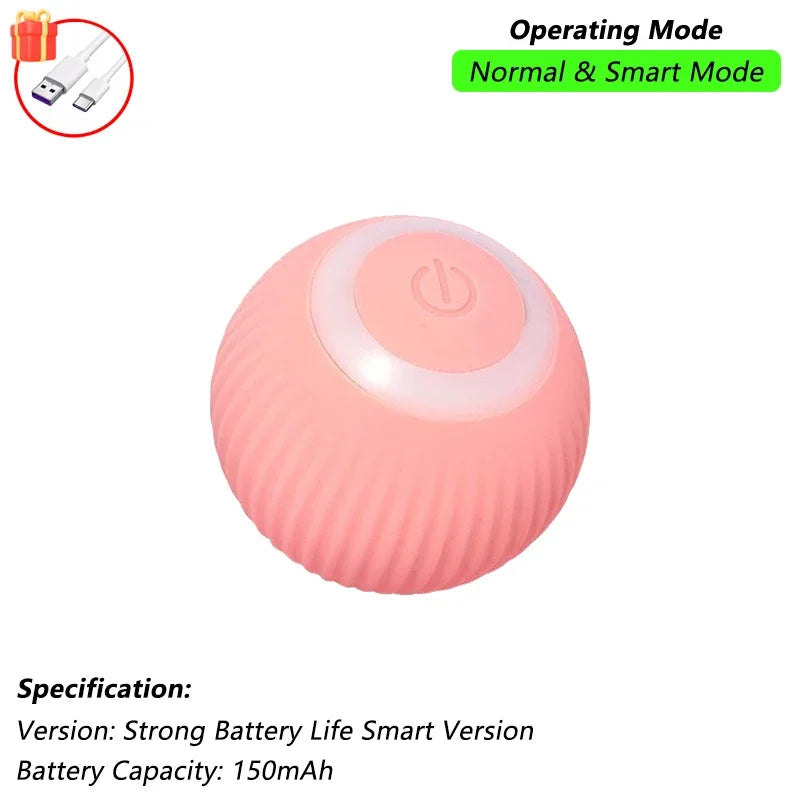 The Growing Mart Interactive Cat Toy – Automatic Rolling Smart Ball for Endless Play
